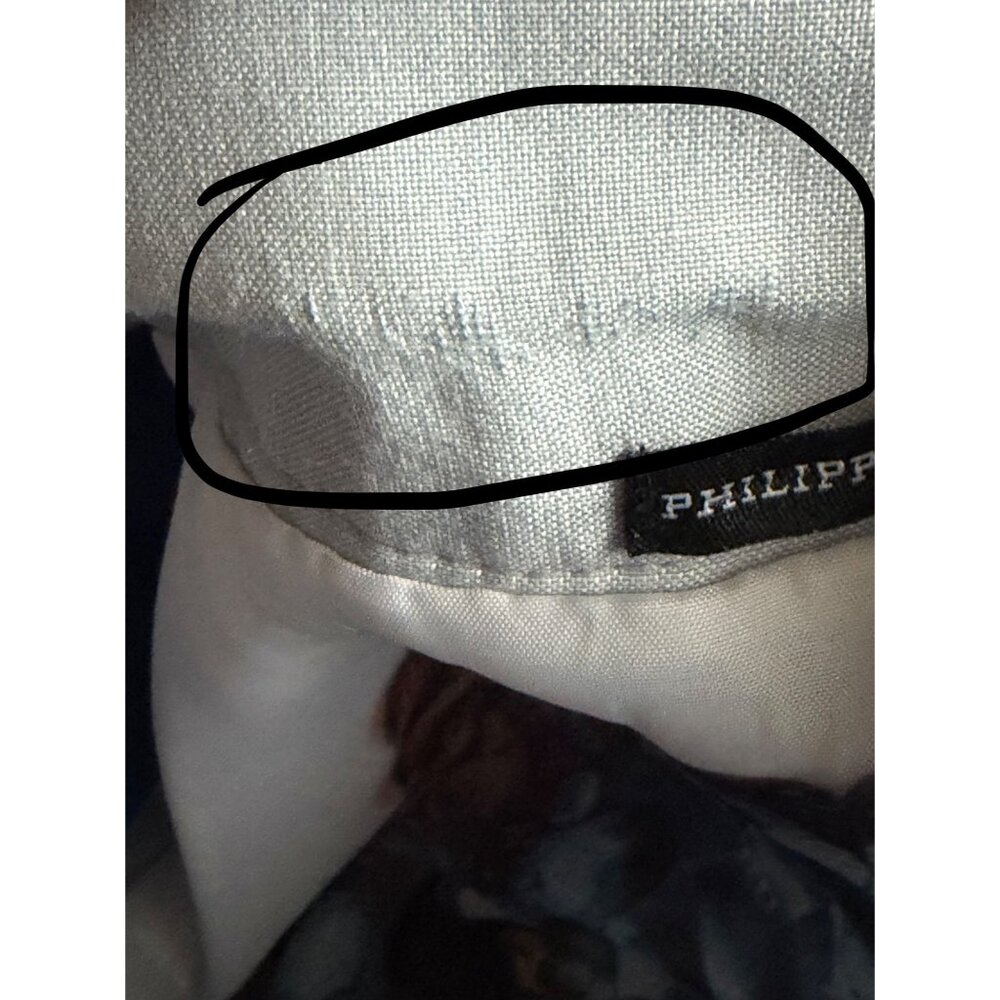 Philipp Plein Homme Men’s Limited Edition Light Blue Skull Lined Blazer - Picture 11 of 16